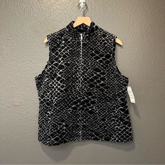 Relaxed by Charter Club Printed Vest - Picture 1 of 11